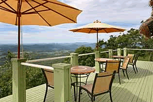 Guest verandah with Gold Coast views