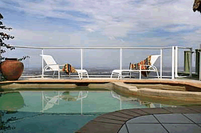 Swimming pool overlooking the Gold Coast